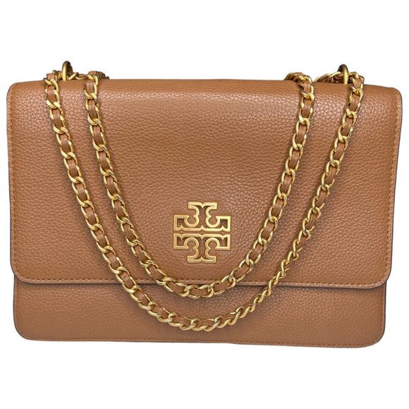 Tory Burch Handbags - Tory Burch Britten Leather Chain Shoulder Bag